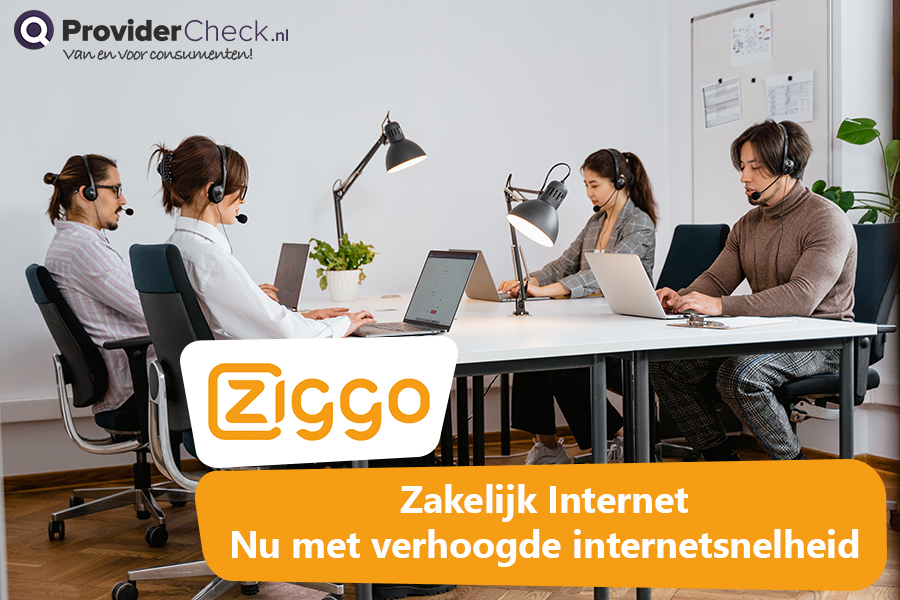 Snelheidsverhoging Ziggo zakelijk en veel overstapvoordeel